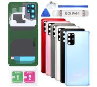 Eonpam Back Cover Glass for Samsung Galaxy S20+ Plus G985, G986 Rear Glass Replacement with Camera Lens + Repair Kit Genuine Rear Housing (Cloud Blue)