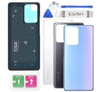 Eonpam Back Cover Glass for Xiaomi 11T / Xiaomi 11T Pro Rear Glass Replacement with Repair Kit Genuine Rear Housing (Celestial Blue)