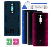 Eonpam Back Cover Glass for Xiaomi Mi 9T Pro Rear Glass Replacement with Repair Kit Genuine Rear Housing (Red Flame)