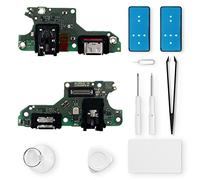 Eonpam Charging Port Replacement for Huawei P Smart 2021 Charger Port Microphone Headphone Jack with Repair Kit