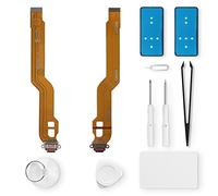 Eonpam Charging Port Replacement for OPPO Find X3 Neo/Reno5 Pro+ Plus Charger Port Microphone Headphone Jack with Repair Kit