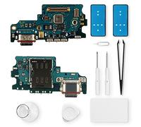 Eonpam Charging Port Replacement for Samsung Galaxy S21 FE 5G Charger Port Microphone Headphone Jack with Repair Kit