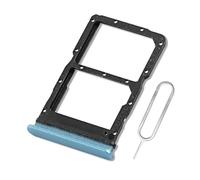 Eonpam Original DUAL SIM Card Slot Tray Holder Replacement for Honor 90 Lite Incl Sim Pin (Blue)