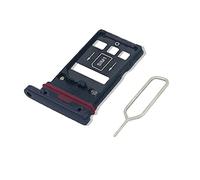 Eonpam Original DUAL SIM Card Slot Tray Holder Replacement for (Huawei Mate 20 Pro) Incl SIM Pin (Black)