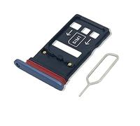 Eonpam Original DUAL SIM Card Slot Tray Holder Replacement for (Huawei Mate 20 X 4G) Incl SIM Pin(Blue)