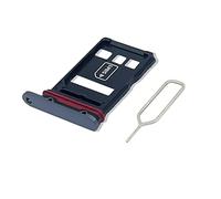 Eonpam Original DUAL SIM Card Slot Tray Holder Replacement for (Huawei Mate 40 Pro) Incl SIM Pin (Black)