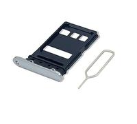 Eonpam Original DUAL SIM Card Slot Tray Holder Replacement for (Huawei Mate 40 Pro) Incl SIM Pin (Silver)