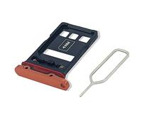 Eonpam Original DUAL SIM Card Slot Tray Holder Replacement for (Huawei P30 Pro) Incl SIM Pin (Amber Sunrise)