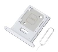 Eonpam Original DUAL SIM Card Slot Tray Holder Replacement for Samsung Galaxy A15 4G Incl Sim Pin (White)