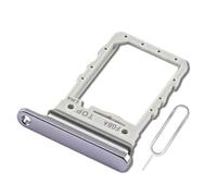 Eonpam Original DUAL SIM Card Slot Tray Holder Replacement for Samsung Galaxy Z Flip4 Incl Sim Pin (Purple)