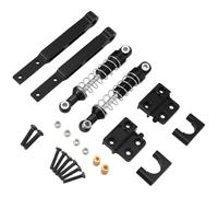 EONSMN Metal Rear Axle Shock Link Rod Leaf Spring Upgrade Link Suitable for Mangniu 1/12 MN82 MN82S MN82PRO 1/12 Scale RC Climbing Car (Black)