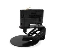 EonT100 Speaker Mount for Sonos Era 100 - For 3-Phase Busbars such as Eutrac, Nordic, S-Track, Paulmann ProRail3 and Many More | Multi Adapter - Plug and Play | Bracket for SONOS Era 100 (Black)