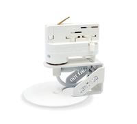 EonT100 Speaker Mount for Sonos Era 100 - For 3-Phase Busbars such as Eutrac, Nordic, S-Track, Paulmann ProRail3 and Many More | Multi Adapter - Plug and Play | Bracket for SONOS Era 100 (White)