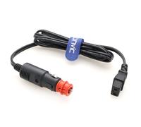 Eonvic 12V/24V Car Refrigerator Power Supply Cable Cigarette Lighter Connector Car Extension Cable for Cool Box Dometic, Alpicool, Waeco CF, ARB, Setpower, ICECO, Mobicool FR40 (S-3M)