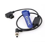 Eonvic 12V Locking 2.5mm DC Right Angle to D-Tap Cable for ATEM Mini switcher