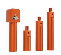 Eonvic 19mm Rod Mounting Bracket for ARRI RED Sony Camera, with 2" 3" 4" Length Extension 3/8 Screw and Anti Twist (Orange)