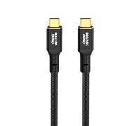 Eonvic 80Gbps USB 4 Cable, 240W PD 3.1 Charging Dual 8K Braided Up to 120Gbps Bandwidth Data Cable for Thunderbolt 4/3 SSD MacBook M4 Pro iPhone17/16 8K/4K Displays 0.49FT