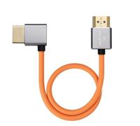 Eonvic 8K HDMI 2.1 Silicone Cable 48Gbps Ultra High-Speed Supports 8K@60Hz 4K@120Hz for Sony CineAltaV2, for Z CAM E2-F8, for Canon EOS R5 C Cameras, for PS5 Pro/Xbox Orange 1.64ft