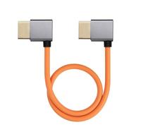 Eonvic 8K HDMI 2.1 Silicone Cable 48Gbps Ultra High-Speed Supports 8K@60Hz 4K@120Hz for Sony CineAltaV2, for Z CAM E2-F8, for Canon EOS R5 C Cameras, for PS5 Pro/Xbox Orange 6.56ft