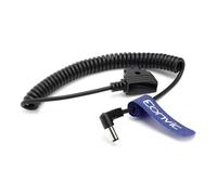 Eonvic D-Tap Male to Right Angle DC 5.5X2.5mm Power Cable DSLR Rig Power V-Mount Anton Battery