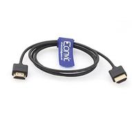 EONVIC High Speed 2.0 HDMI Thin Flexible Cable for Z-CAM F6,Atomos Ninja V, Portkeys BM5 MonitorHigh Speed 2.0 HDMI Thin Flexible Cable for Z-CAM F6,Atomos Ninja V, Portkeys BM5 Monitor (30cm)