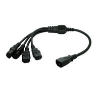 Eonvic IEC 320 C14 male to 4XC13 female Y type splitter power cord