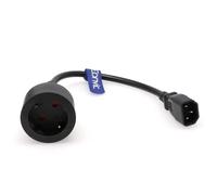 Eonvic IEC 320 C14 to Europe female socket short adapter cable,For UPS PDU