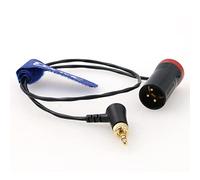Eonvic Low Profile 3 Pin XLR to 3.5mm TRS Audio Cable 3-Pin XLR Male to Right-Angle 3.5mm TRS Audio Wire for Sennheiser EK500 Wireless Transmitter Receiver