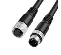 Eonvic M12 8 Pin Male to Female Ethernet Extension Cable Replace for Humminbird, 8 Pin A Code Net Cord for Helix, APEX, SOLIX and Onix