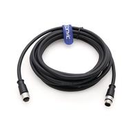 Eonvic M12 Cable 17 Pin A Code Male to Female Waterproof Aviation Sensor Cable Plug Shielded Injection Moulding Industrial Electrical PVC 25m