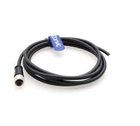 Eonvic M12 Cable 3 Pin Female A Code Waterproof Sensor Cable Aviation Plug Shielded Injection Moulding Industrial Electrical PVC Cable 3m