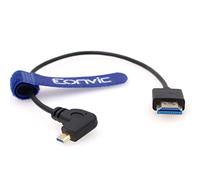 EONVIC Micro HDMI to HDMI Cable,8K@60Hz, Supports Ethernet, High Speed 1080p HD Thin and Flexible Cable for HDSLR cameras,TV, PC, Laptop, Macbook, Monitors