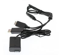 Eonvic NP-FW50 DC Coupler Dummy Battery to Double USB Power Adapter for Sony A7 A7II A7R A7S A7RII A7 2 A5000 A6300 A6500 A7000 Camera