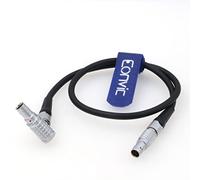 Eonvic Nucleus-M Focus Steadicam Rig Power Cable 7 Pin to Right Angle 2 Pin Cable for Sony ARRI Red Camera