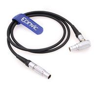 Eonvic Power Cable for DJI R2 to RED Epic/Scarlet & Epic Helium Weapon DSMC2 Camera 1B 6pin 4+2 Male to Right Angle 1B 6pin 4+2 Female (Right Angle Cable)