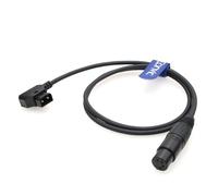 Eonvic Power Cable for Sony F55/F5 Venice Panasonic GH4-YAGH Camera Monitor DSLR Camcorder D-Tap Male to 4-Pin XLR Female (Straight-1M)