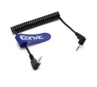 Eonvic Right Angle 2.5mm to C1 Shutter Remote Control Coiled Cable for Canon 300D/200D/200D II/2000D/1500D/1300D Pentax 645D Hasselblad H3D II Fujifilm XT30 GFX100