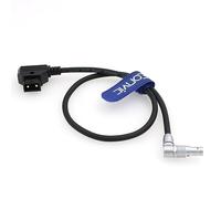 Eonvic Rotatable Right Angle 2 Pin Female to Dtap Power Cable for RED Komodo 6K Cinema Camera (Straight Cable)