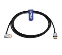 Eonvic Silicone HDMI 2.1 Cable 8K@60Hz for Sony A7S3 FX3 FX6 Canon C300 Camera ATOMOS Ninja V Monitor PS5/Xbox Series, Right HDMI to HDMI Ultra HD Cord 3ft