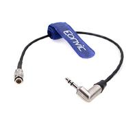EONVIC Timecode Cable for DSLR Camera Ultrasync One DIN 1.0 2.3 BNC to 3.5mm TRS Right Angle Mini Jack