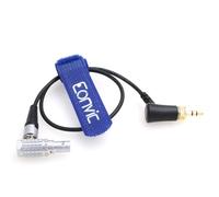 Eonvic Timecode Cable for Red Komodo Tentacle Sync Locking 3.5mm TRS Right Angle to EXT 9 Pin