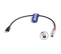Eonvic Timecode TC Cable 0B 5 Pin Male for Ambient Recording to Micro USB for Sony FX3 A7S3 Camera