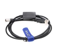 Eonvic USB Download Data Cable Hirose 6pin Total Stations Data Cable for Nikon Total Stations DTM-322/352/452C/532 NPL-332, Compatible Win11