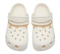 Eooberr 2Pcs Bling Ocean Shoe Chains for Girls Summer Sandals, Golden Turtles, Shells Shoe Charms for Clogs, DIY Shoe Decoration Charms, Party Favor, Alloy, No Gemstone