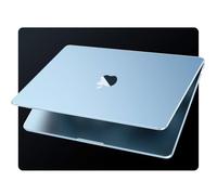 EooCoo Case compatible for MacBook Air 15 inch M4 M3 M2 2025 2024 2023 [Presents Original Texture] Ultra-thin Invisible Matte Hard Shell Protective Cover for Mac 15" A3241 A3114 A2941- Sky Blue