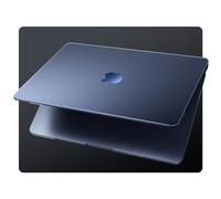 EooCoo Case compatible for Macbook Air M4 15 inch A3241 2025 M3 A3114 2024 M2 A2941 2023 Release [Presents Original Texture] Ultra-thin Plastic case Protective Hard Shell Matte Cover - Frost Midnight
