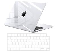 EooCoo Compatible with MacBook Pro 16 inch Case 2025 M4 A3403 A3186 M3 A2991 M2 A2780 M1 A2485 Pro/Max Chip 2024-2021 Released, Protective Plastic Hard Shell with Keyboard Cover Skin - Crystal Clear