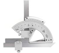 Eoocvt 0-320° Universal Stainless Steel Vernier Bevel Protractor, Precision Angle Measuring Finder Ruler Tool