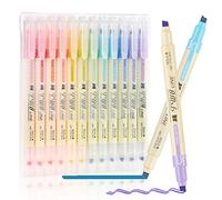 EooUooIP Pastel Highlighters, 12 Pack, Assorted Colors, Fast Dry, Highlighter Pastel, Pastel Highlighter Set