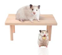 Eophmi Hamster Platform 1 Pcs Hamster Cage Platform Niteangel Platforms Wooden Small Animals Stand Platforms Hamsters Cage Accessories for Hamsters, Gerbils, Chinchillas or Other Small Pets